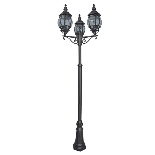 Searchlight 7173-3 Bel Aire Outdoor Post Lamp 3Lt Black - 31428
