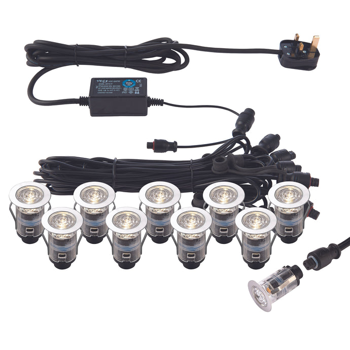 Saxby Lighting 73347 IkonPRO CCT 3000K/4000K 25mm kit IP67 0.75W - 31976