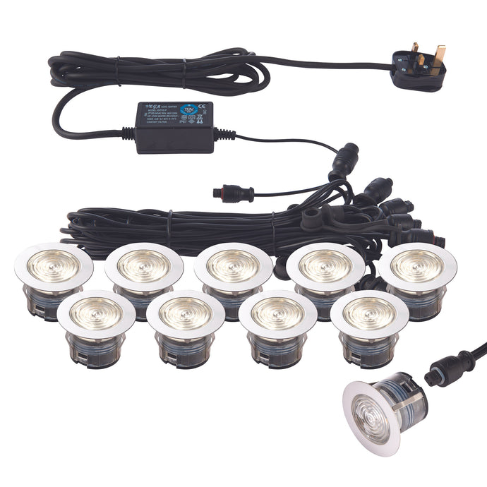 Saxby Lighting 73349 IkonPRO CCT 3000K/4000K 45mm kit IP67 0.75W - 31978