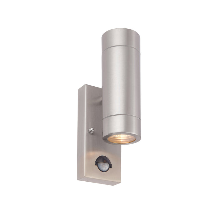 Saxby Lighting 73445 Atlantis PIR 2lt wall IP44 7W - 31980