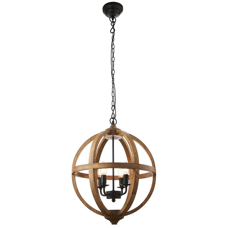 Load image into Gallery viewer, Endon Lighting 73575 Toba 4lt Pendant - 33774
