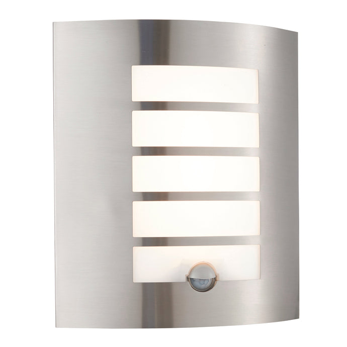 Saxby Lighting 75931 Bianco LED PIR 1lt wall IP44 7W - 32054