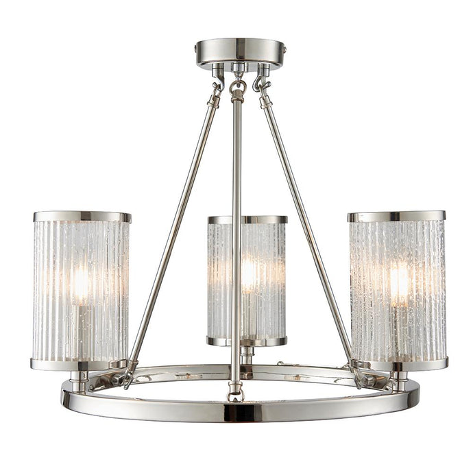 Endon Lighting 76261 Easton 3lt Semi flush - 33818