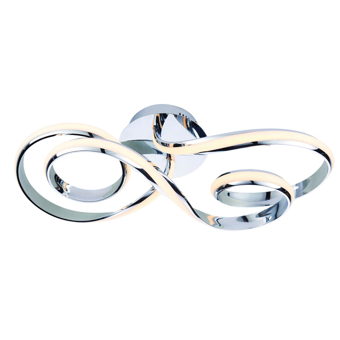 Endon Lighting 76393 Aria 1lt Semi flush - 33850