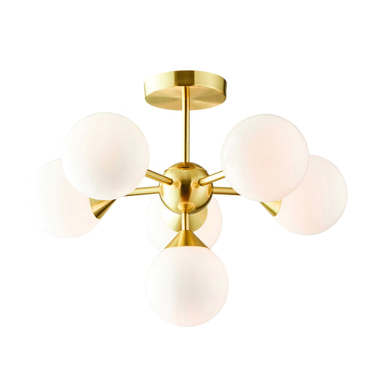 Endon Lighting 76501 Oscar 6lt Semi flush - 33869