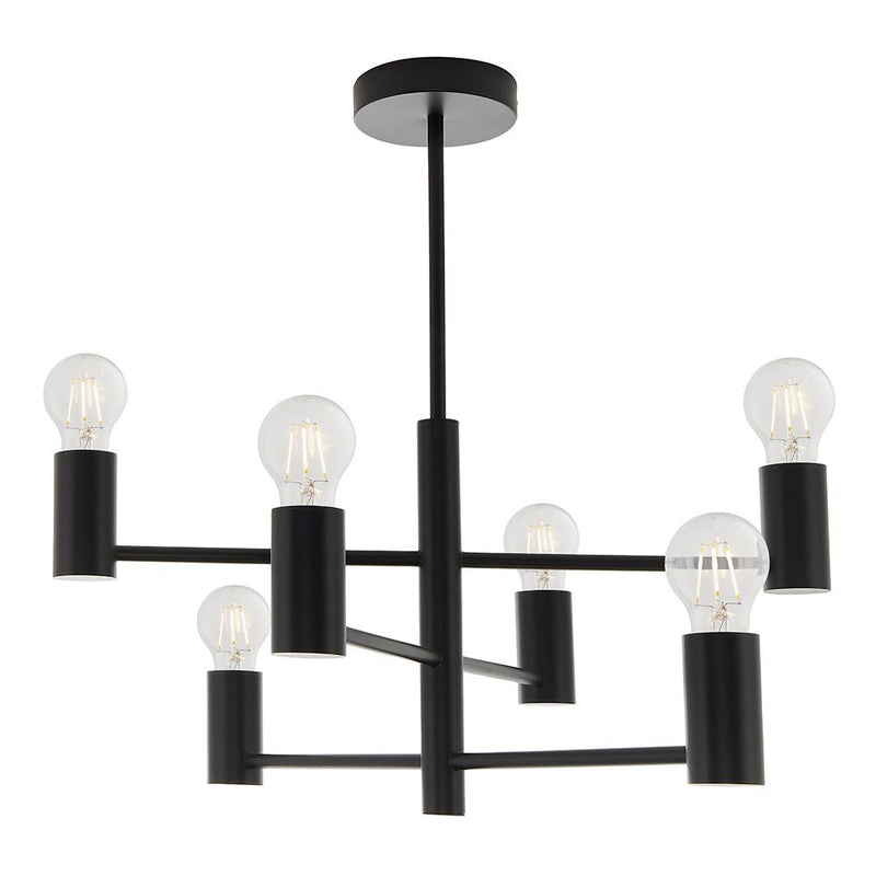 Load image into Gallery viewer, Endon Lighting 76502 Studio 6lt Semi flush - 33870
