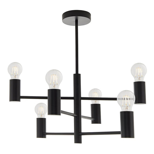 Endon Lighting 76502 Studio 6lt Semi flush - 33870