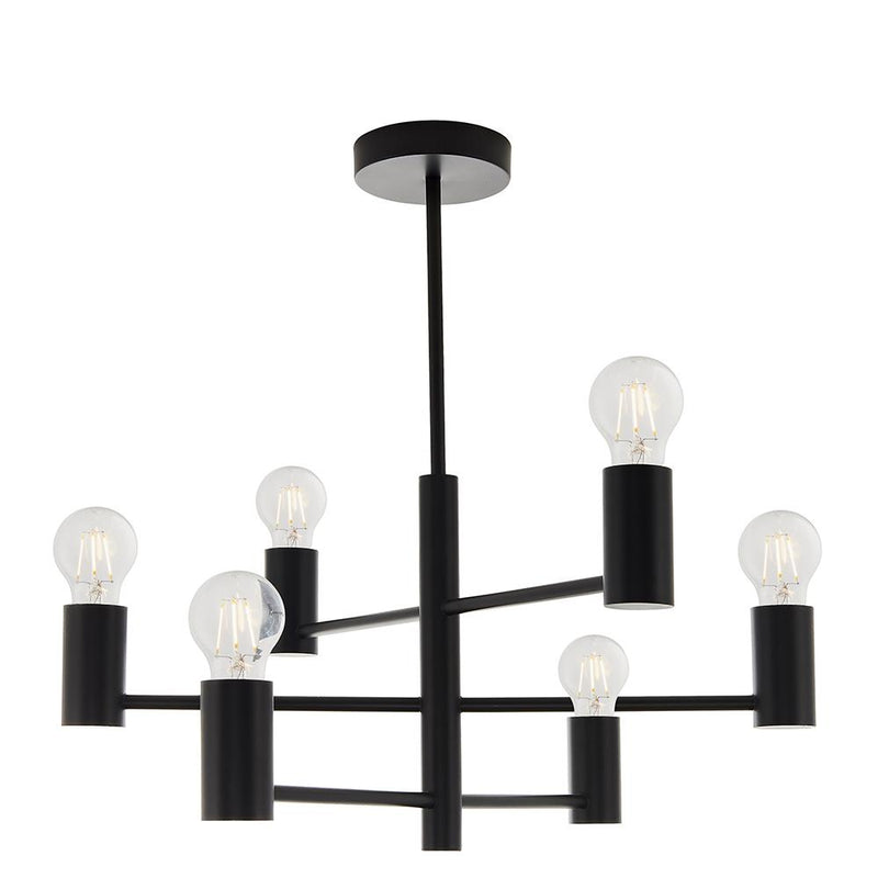 Load image into Gallery viewer, Endon Lighting 76502 Studio 6lt Semi flush - 33870
