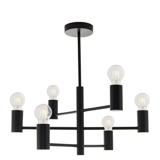Endon Lighting 76502 Studio 6lt Semi flush - 33870