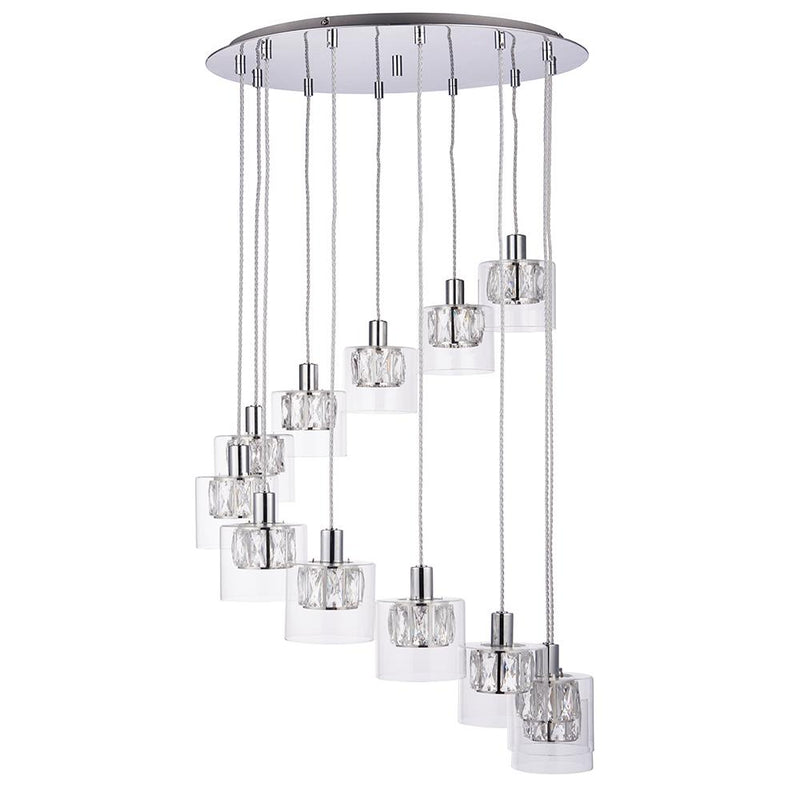 Load image into Gallery viewer, Endon Lighting 76518 Verina 12lt Pendant - 33882
