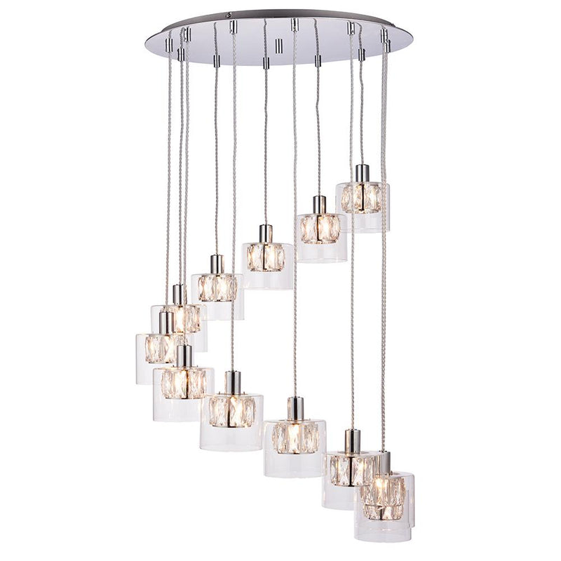 Load image into Gallery viewer, Endon Lighting 76518 Verina 12lt Pendant - 33882
