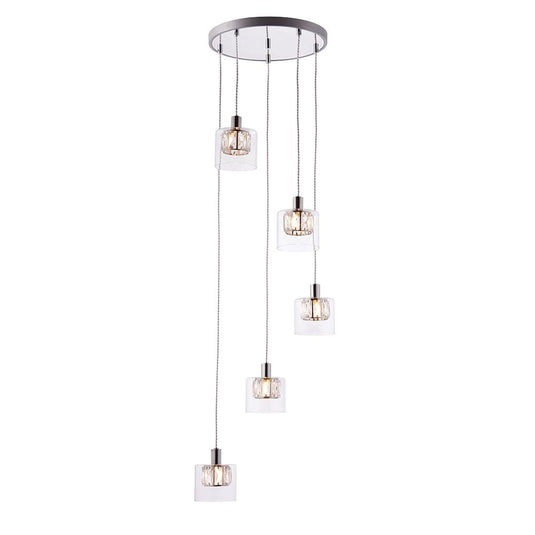 Endon Lighting 76520 Verina 5lt Pendant - 33883