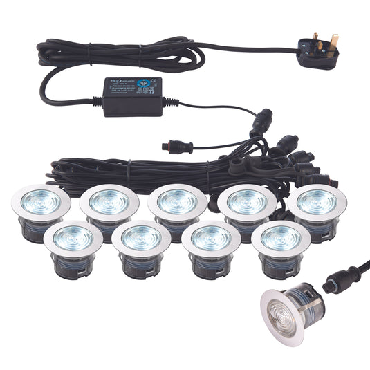 Saxby Lighting 76617 IkonPRO CCT 6500K/Blue 45mm kit IP67 0.75W - 32061