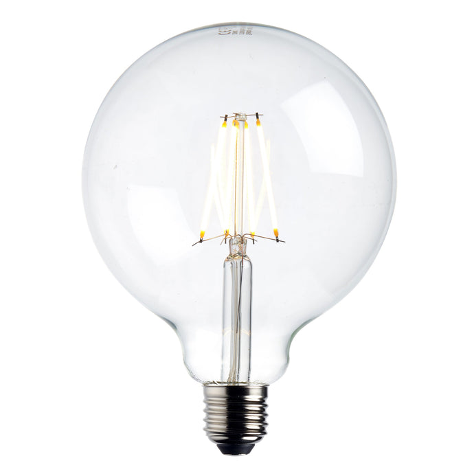 Saxby Lighting 76802 E27 LED filament globe dimmable 125mm 7W - 32070