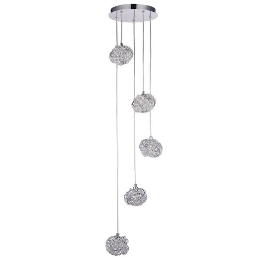 Endon Lighting 77566 Talia 5lt Pendant - 33961