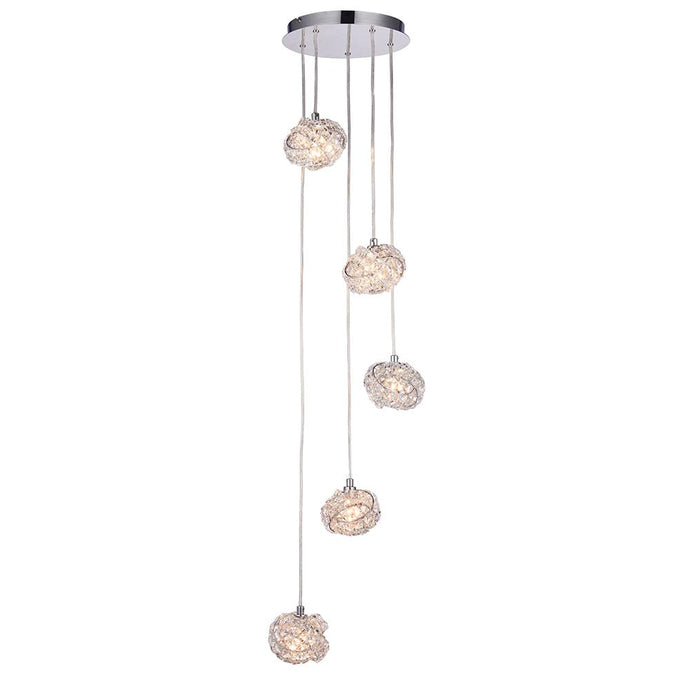 Endon Lighting 77566 Talia 5lt Pendant - 33961
