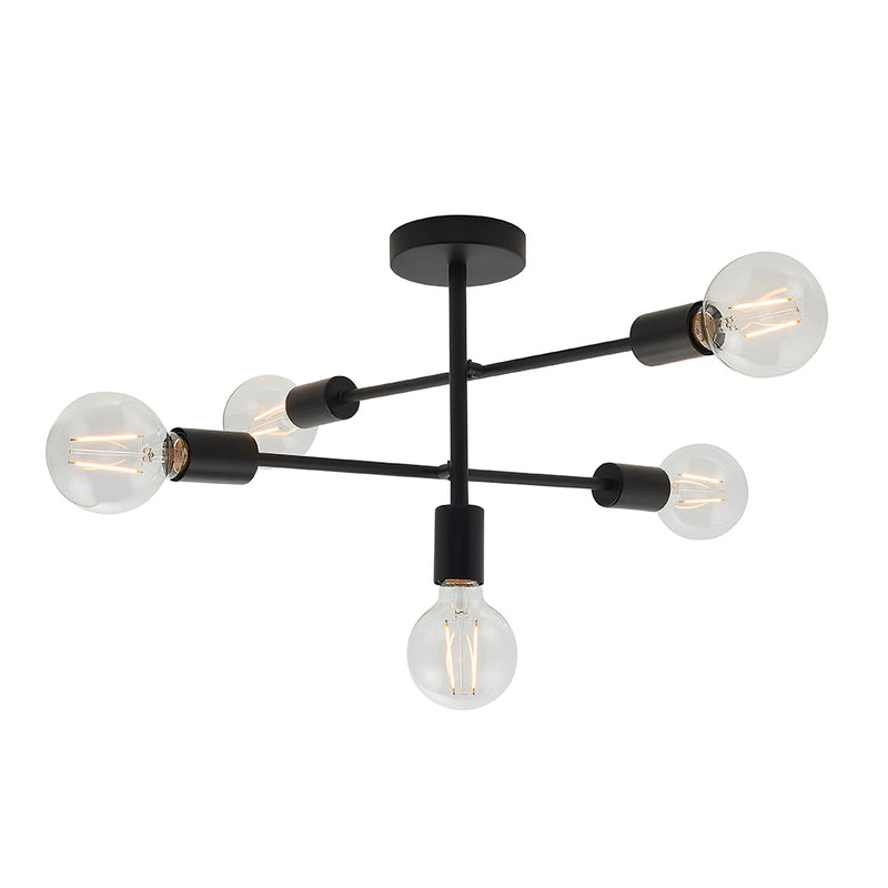 Load image into Gallery viewer, Endon Lighting 79502 Studio 5lt Semi flush - 33993
