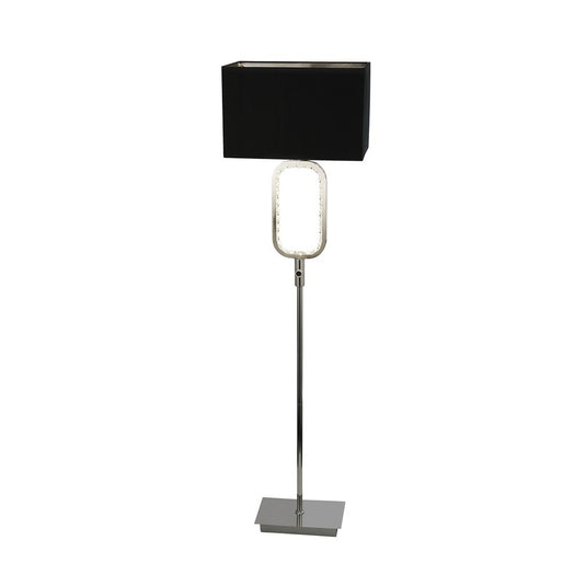 Searchlight 7959CC Aura Chrome Floor Lamp With 1 X E27 Holder And LED With Crystal Glass - 31499