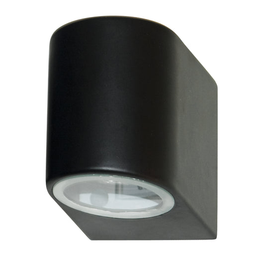 Searchlight 8008-1BK-LED LED Outdoor & Porch (Gu10 LED) IP44 Wall Light 1Lt Black Bulbs Not Inc - 25428