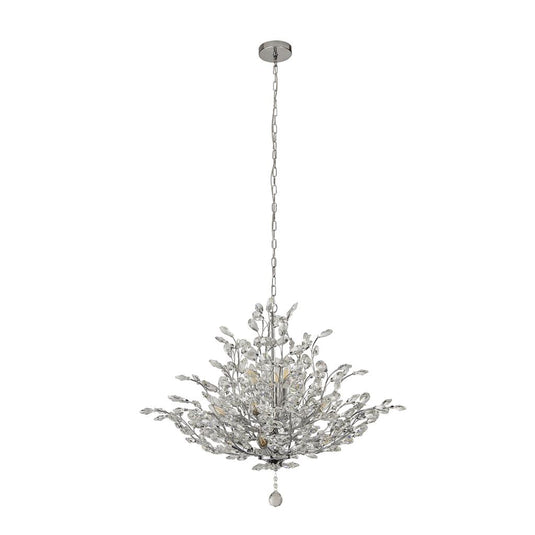 Searchlight 8011-11CC Bouquet 11Lt Chrome Pendant With Crystal Glass - 31507