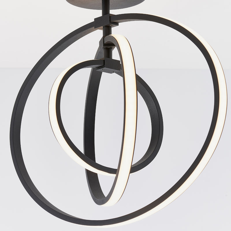 Load image into Gallery viewer, Endon Lighting 80682 Avali 1lt Semi flush - 34065
