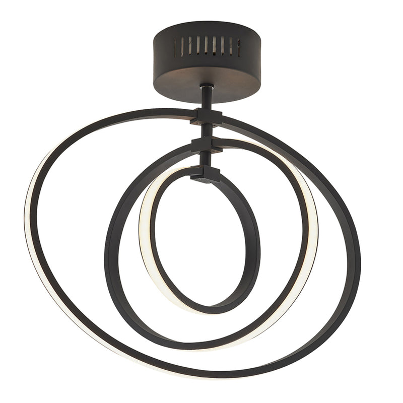 Load image into Gallery viewer, Endon Lighting 80682 Avali 1lt Semi flush - 34065
