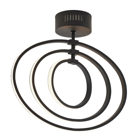 Endon Lighting 80682 Avali 1lt Semi flush - 34065