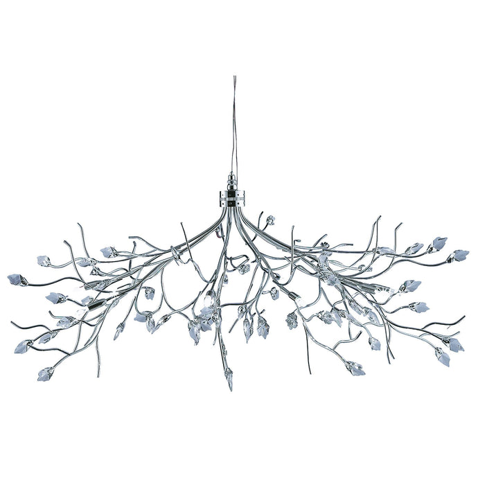 Searchlight 8110-10CC Wisteria Maple Leaf 8Lt Pendant - 31523