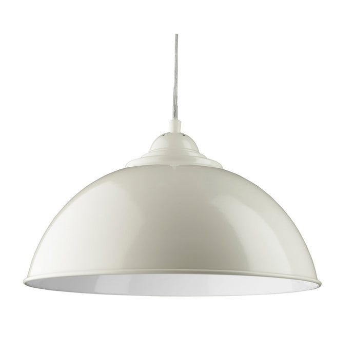 Searchlight 8140CR Fusion - Pendant Half Dome Ivory - 20374