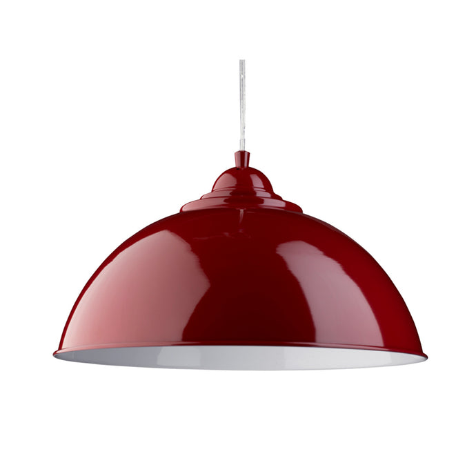 Searchlight 8140RE Fusion - Pendant Half Dome Red - 20367