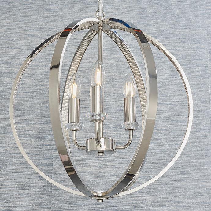 Endon Lighting 81507 Ritz 3lt Pendant - 34080
