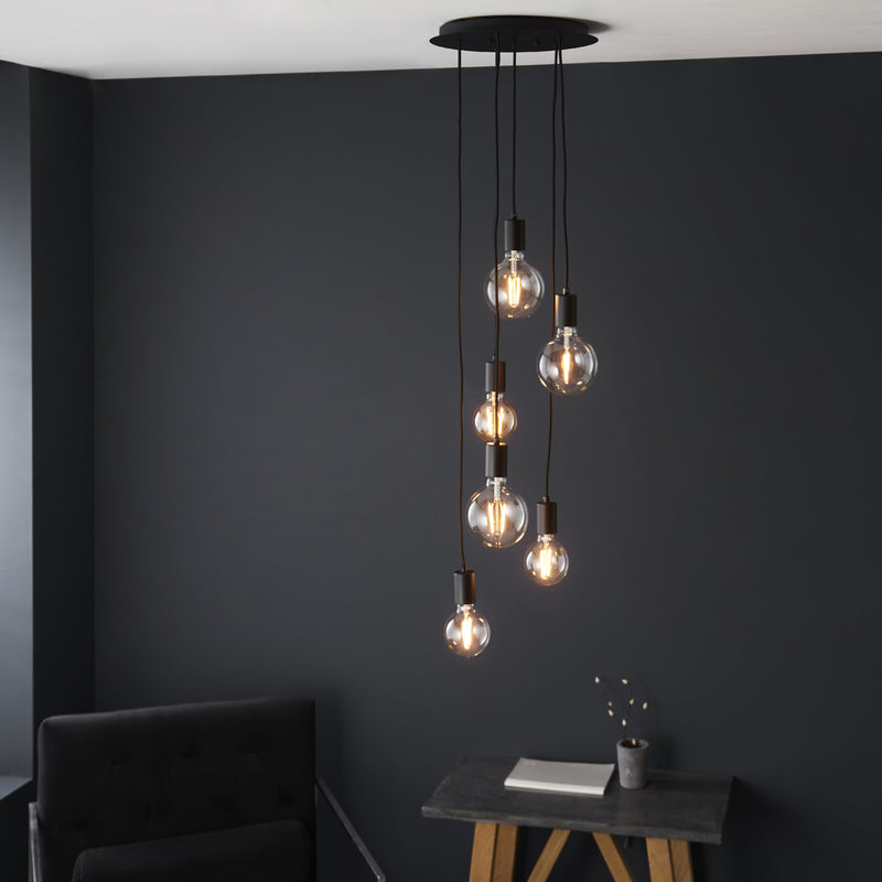 Load image into Gallery viewer, Endon Lighting 81535 Studio 6lt Pendant - 34082
