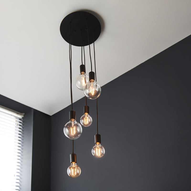 Load image into Gallery viewer, Endon Lighting 81535 Studio 6lt Pendant - 34082
