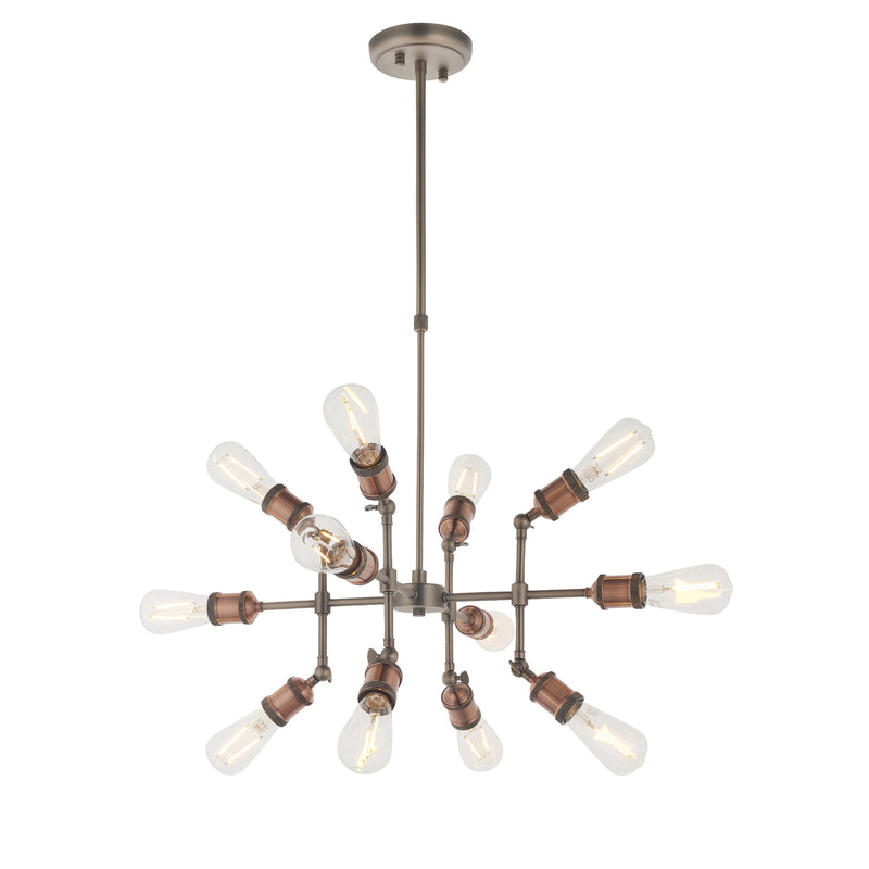 Load image into Gallery viewer, Endon Lighting 81609 Hal 12lt Pendant - 34083
