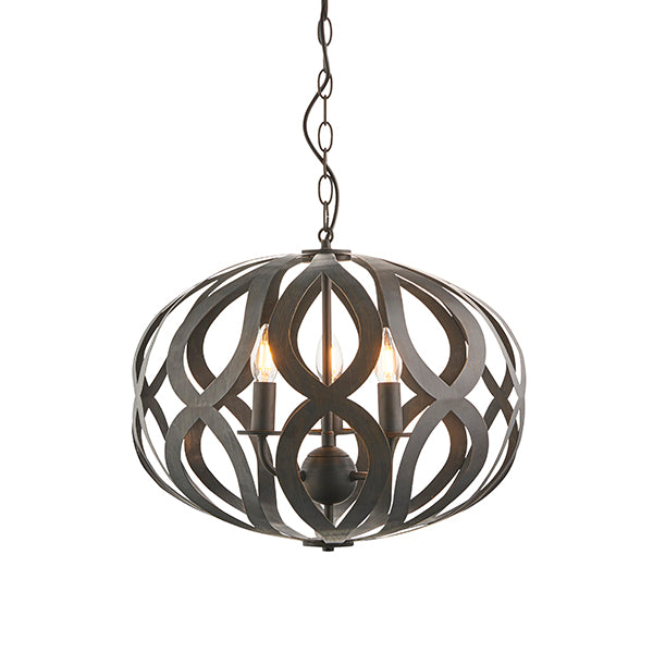 Endon Lighting 81750 Sirolo 3lt Pendant - 34085