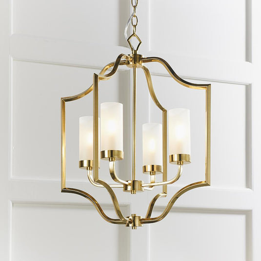 Endon Lighting 81914 Edrea 4lt Pendant - 34096