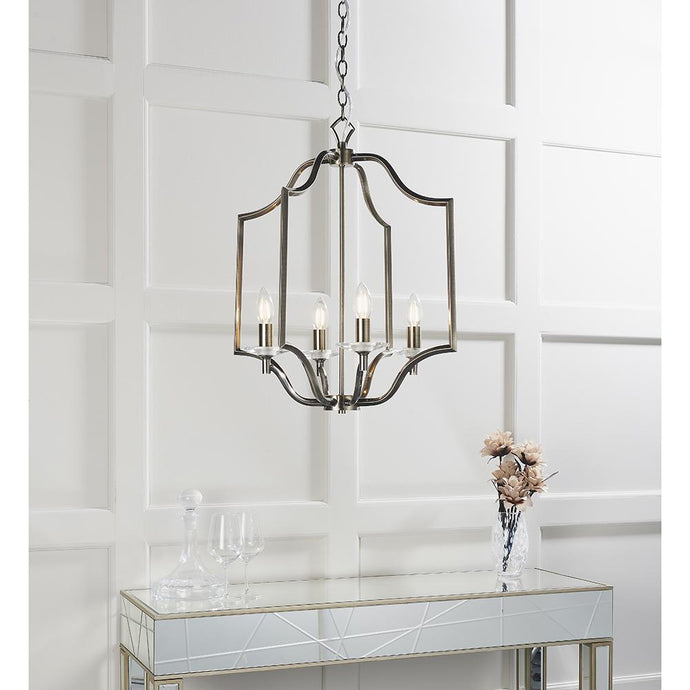 Endon Lighting 81916 Lainey 4lt Pendant - 34098