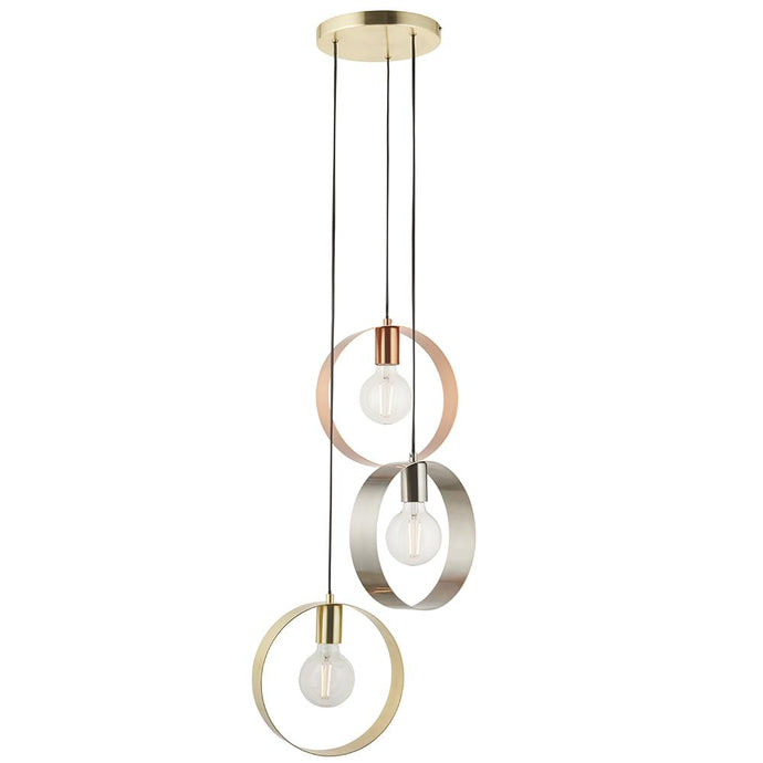 Endon Lighting 81922 Hoop 3lt Pendant - 34101