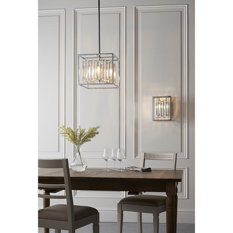 Load image into Gallery viewer, Endon Lighting 81930 Acadia 4lt Pendant - 34104
