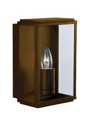 Searchlight 8204RUS Box - Outdoor Wall & Porch  Light - 1Lt  Rect Box Rust Brown - 31535