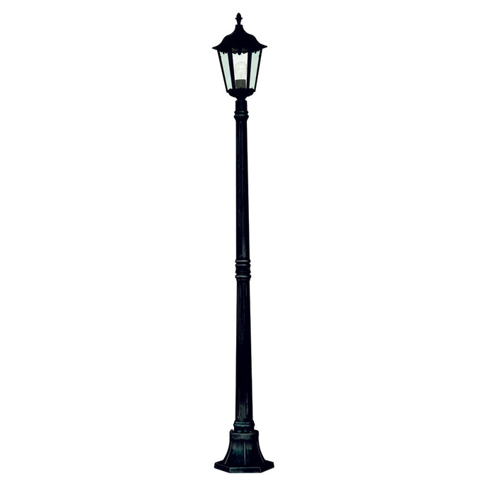 Searchlight 82508BK Alex Outdoor Post Lamp - 1Lt Black Ht183Cm - 31548