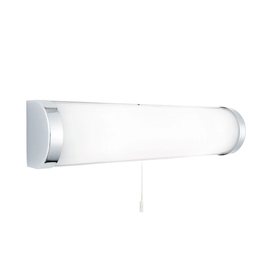 Searchlight 8293CC Poplar Bathroom Lt - 2Lt Chrome Wb - White Glass Tube IP44 - 22792