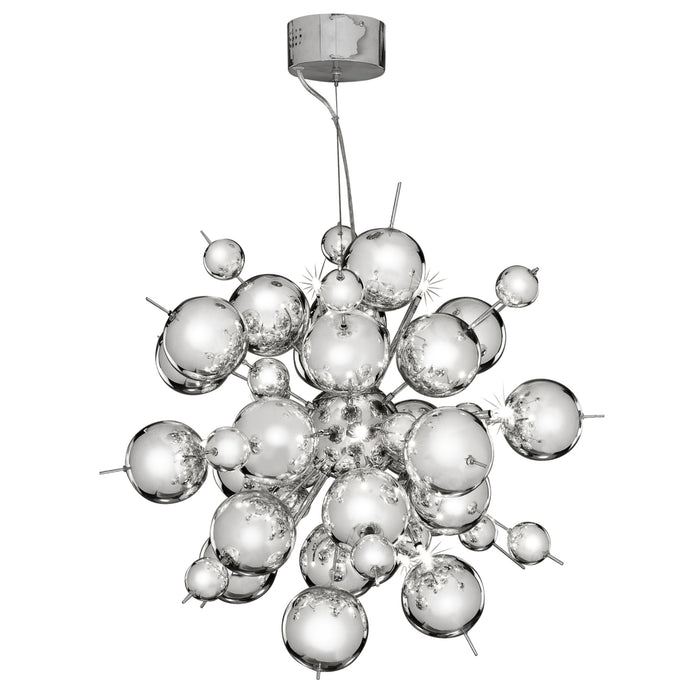 Searchlight 8312-12CC Molecule 12Lt Chrome Pendant With CC Balls - 31554