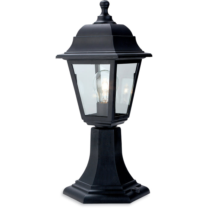 Firstlight 8347BK Oslo 1 Light Black Post Light