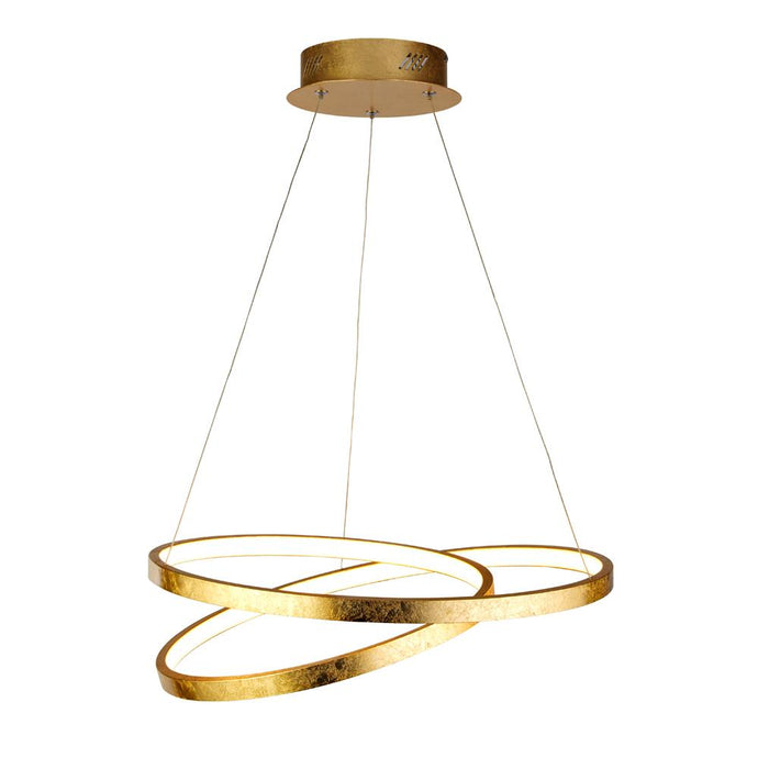Searchlight 8761GO Float LED Gold Leaf Pendant - 31603