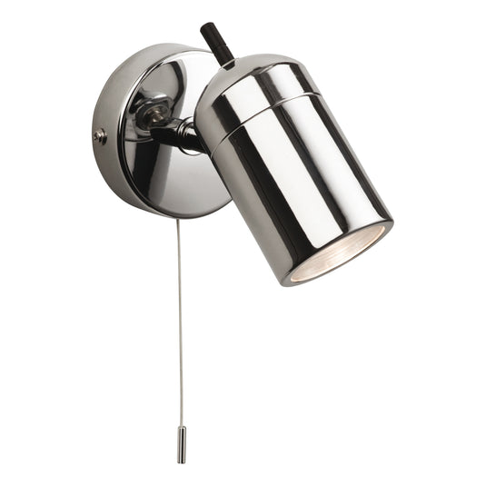 Firstlight 9050CH Atlantic 1 Light Polished Chrome Wall Spotlight (Switched)