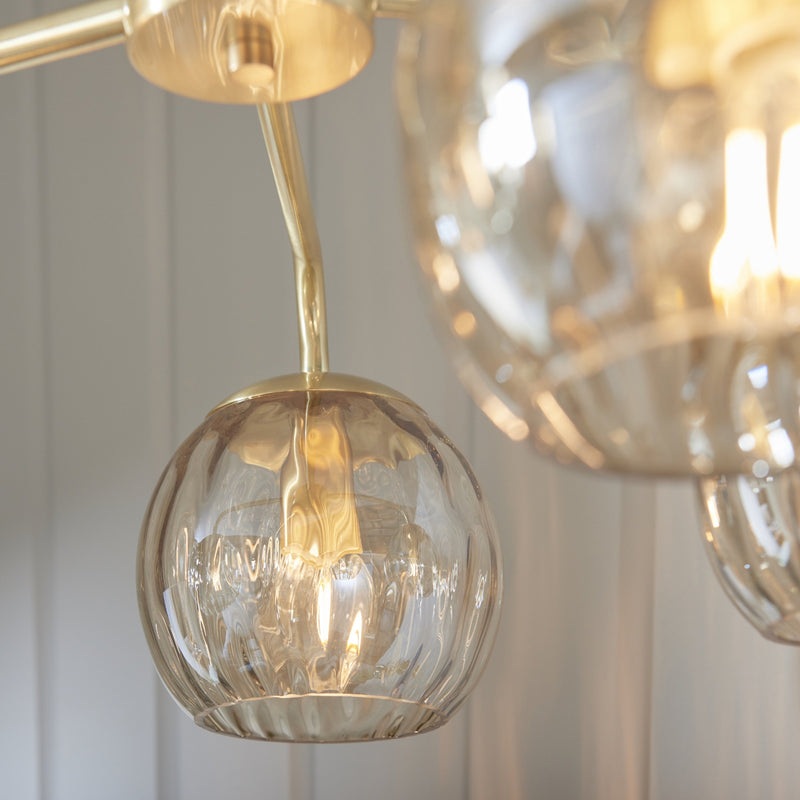 Load image into Gallery viewer, Endon Lighting 91969 Dimple 5lt Pendant - 34196

