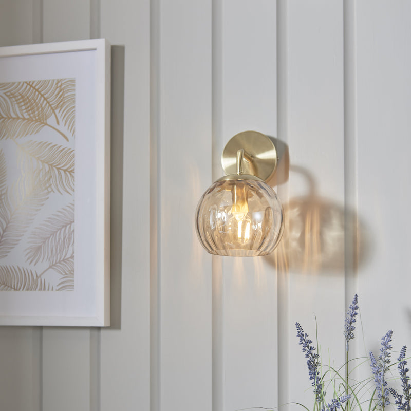 Load image into Gallery viewer, Endon Lighting 91970 Dimple 1lt Wall - 26572
