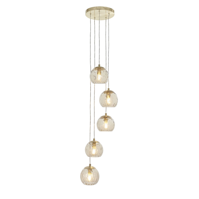 Endon Lighting 91972 Dimple 5lt Pendant - 34198