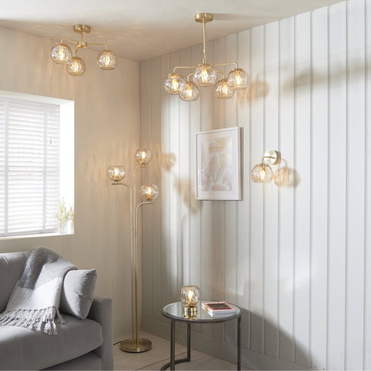 Endon Lighting 91973 Dimple 1lt Table - 26571